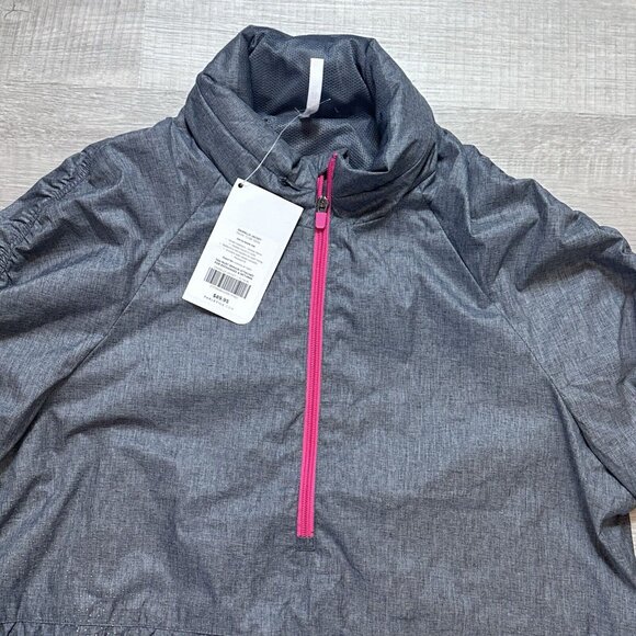 NWT Fabletics Danielle Women's Athletic Jacket Running Athleisure Gray Sz XL $90 - Picture 6 of 9